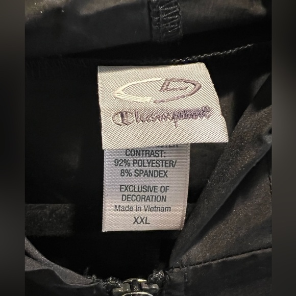 NWOT Champion Windbreaker Fabric Sleeves Jacket - XXL - Picture 2 of 5